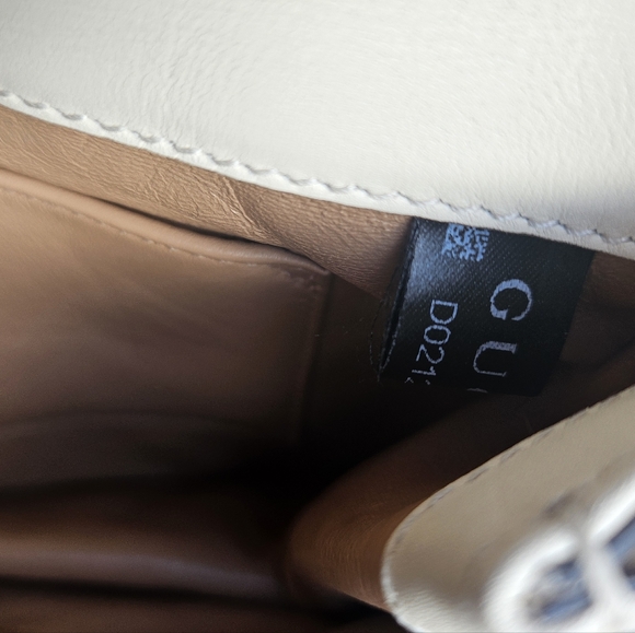 Gucci Bee Nappa Pearl Studded Mini Queen Margaret Broadway Shoulder Bag - Picture 14 of 16